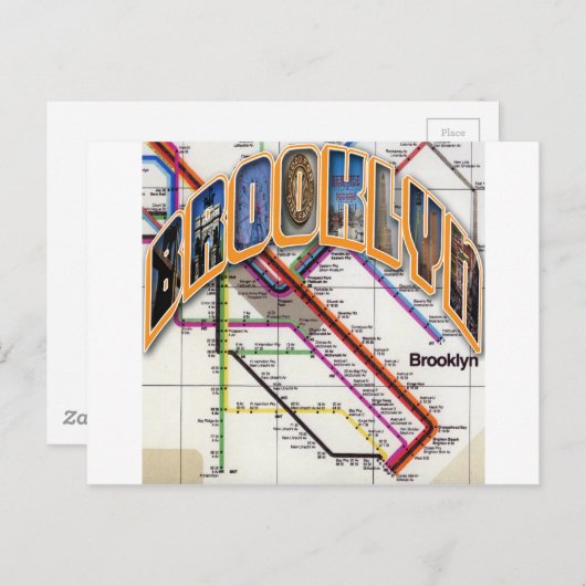 Brooklyn Shirt Postkarte (Vorne/Hinten)