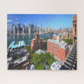Brooklyn Skyline.Christmas Grüße Puzzle (Horizontal)