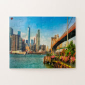 Brooklyn Skyline New York Puzzle (Horizontal)