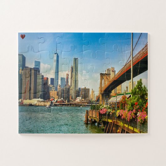 Brooklyn Skyline New York Puzzle (Horizontal)