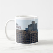 Brooklyn Skyline Watchtower Gebäude Tasse (Links)