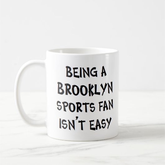Brooklyn-Sport-Fan zu sein Kaffeetasse (Links)