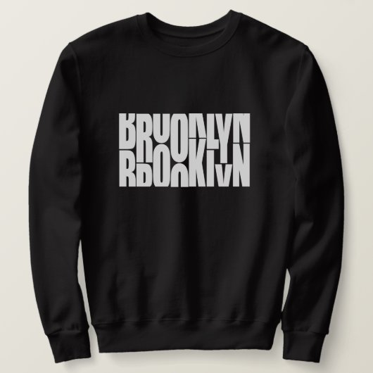 Brooklyn Style Men's Black Sweatshirt (Design vorne)