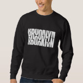 Brooklyn Style Men's Black Sweatshirt (Vorderseite)