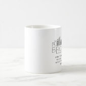 Brooklyn Stylized Skyline | Benutzerdefinierter Sl Kaffeetasse (Mittel)