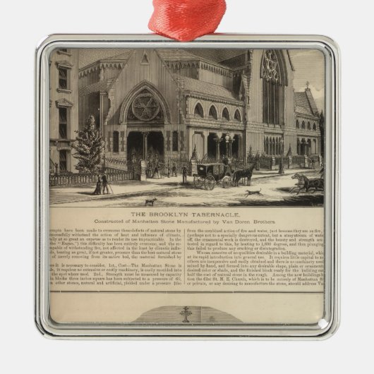 Brooklyn Tabernacle Great Organ Silbernes Ornament (Vorne)