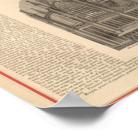 Brooklyn Tabernacle Große Segel Poster (Ecke)