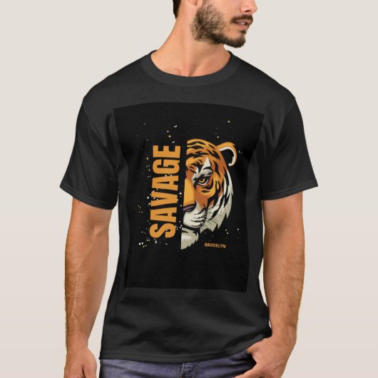 Brooklyn Tiger T-Shirt (Vorderseite)