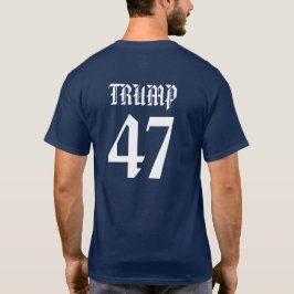 BROOKLYN TRUMP 47 VINTAG JERSEY - BLAU T-Shirt