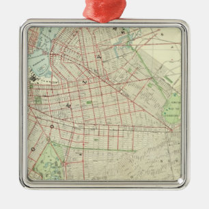 Brooklyn und Nähe Ornament Aus Metall