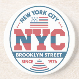 Brooklyn und New York Getränkeuntersetzer