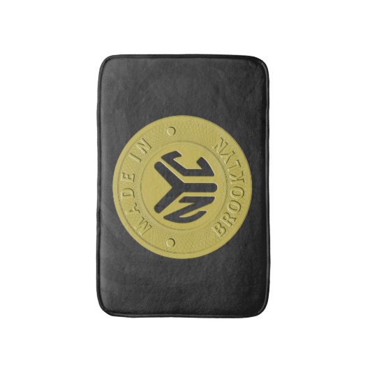 Brooklyn-Untergrundbahn-Zeichen Badematte (Vorderseite Vertikal)