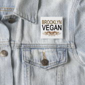 Brooklyn Vegan Button (Beispiel)