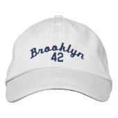 BROOKLYN-Verstellkappe Bestickte Kappe (Vorderseite)