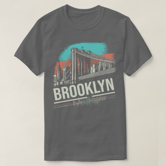 Brooklyn Vintag Design T-Shirt (Design vorne)