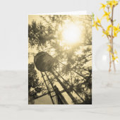 Brooklyn-Wasserturm 3 Karte (Gelbe Blume)