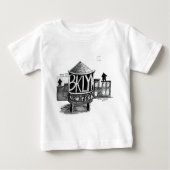 Brooklyn-Wasserturm Baby T-shirt (Vorderseite)