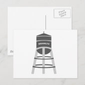 Brooklyn Water Tower Postkarte (Vorne/Hinten)