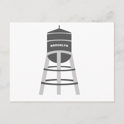 Brooklyn Water Tower Postkarte (Vorderseite)