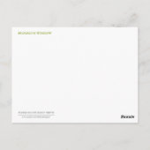 Brooklyn Window Postkarte (Rückseite)