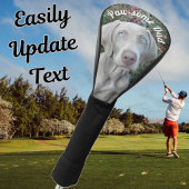 Brooklyn's Weimaraner Dog Golf Head Cover Golf Headcover