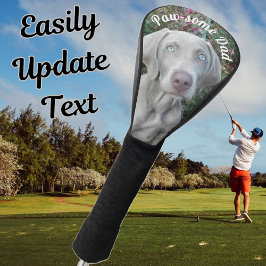 Brooklyn's Weimaraner Dog Golf Head Cover Golf Headcover