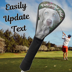 Brooklyn's Weimaraner Dog Golf Head Cover Headcover