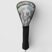 Brooklyn's Weimaraner Dog Golf Head Cover Headcover (Vorderseite)