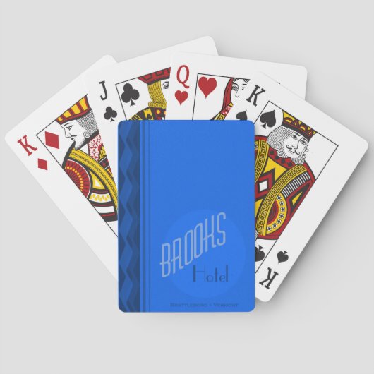 Brooks House Hotel Playing Cards (Blue Deck) Spielkarten (Rückseite)