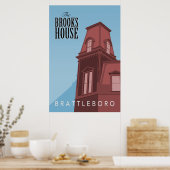 Brooks House Hotel Retro Poster (Küche)