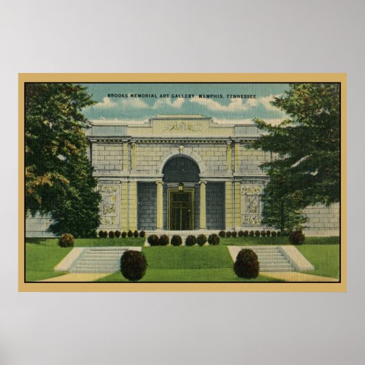 Brooks Memorial Art Gallery Memphis TN Poster (Vorne)