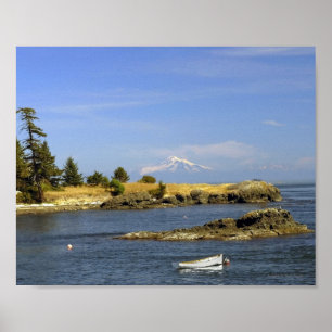 Brooks Point & Mt. Baker - Kunstdruck Poster