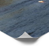 Brooks Point & Mt Baker - Kunstdruckerei Poster (Ecke)