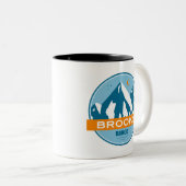 Brooks Range Alaska Zweifarbige Tasse (VorderseiteRechts)