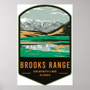 Brooks Range Galbraith Lake Poster