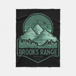 Brooks Range Gebirge Alaska Wandern Outdoor Vintag Fleecedecke