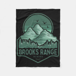 Brooks Range Gebirge Alaska Wandern Outdoor Vintag Fleecedecke
