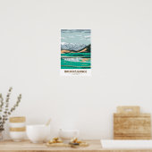 Brooks Range Mountains Alaska Vintag Poster (Küche)