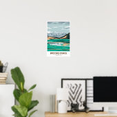 Brooks Range Mountains Alaska Vintag Poster (Heimbüro)
