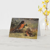 Brooks' Robins Karte (Gelbe Blume)