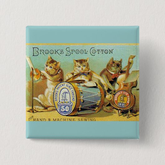 Brooks Spool Cotton Button (Vorderseite)