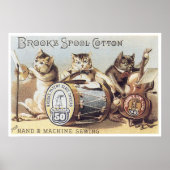 Brooks Spool Cotton Poster (Vorne)