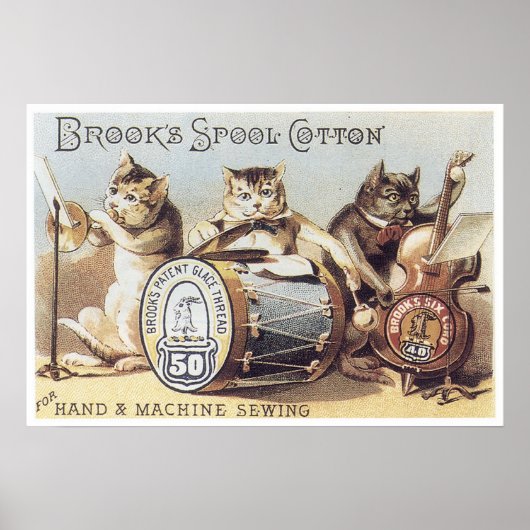 Brooks Spool Cotton Poster (Vorne)