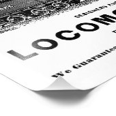 Brooks Steam Locomotive Works 1890 Fotodruck (Ecke)