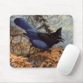 Brooks' Steller's Jay Mousepad (Mit Mouse)