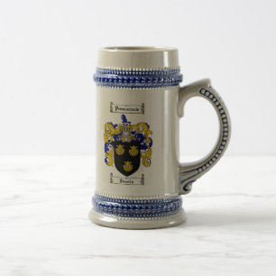 Brooks Wappen Stein / Brooks Familienwappen Bierglas