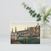 Brooksbridge, Hamburg, selten Fotochrom, Deutschla Postkarte (Stehend Vorderseite)