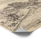 Brookside Dairy Farm Poster (Ecke)