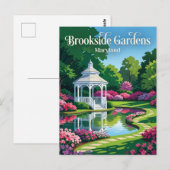 Brookside-Gärten USA Postkarte (Vorne/Hinten)