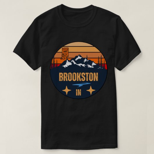 Brookston, Indiana T-Shirt (Design vorne)